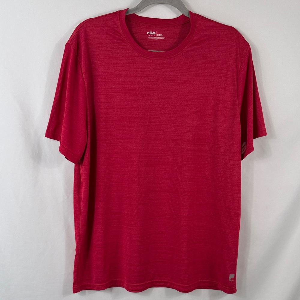 Fila Men's Vibrant Red Short Sleeve Tee. Size‎ XL